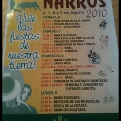 Fiestas Narros